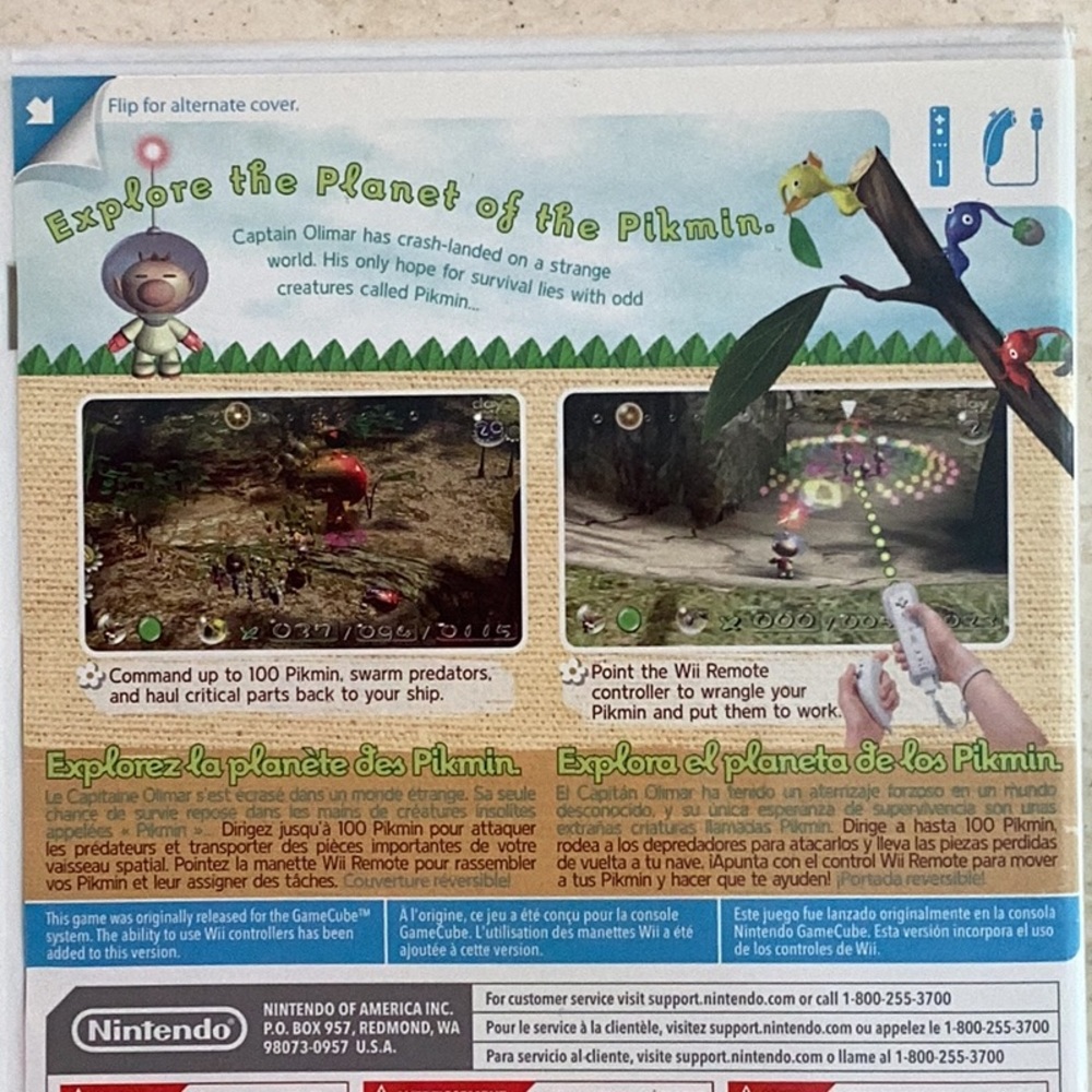 Pikmin Nintendo Wii Game Complete Play Control - Picture 3 of 9